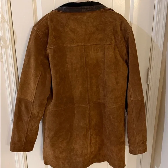 Laverapelle Men's SHERIFF WALT (ROBERT TAYLOR) COW SUEDE LEATHER COAT - Picture 8 of 13